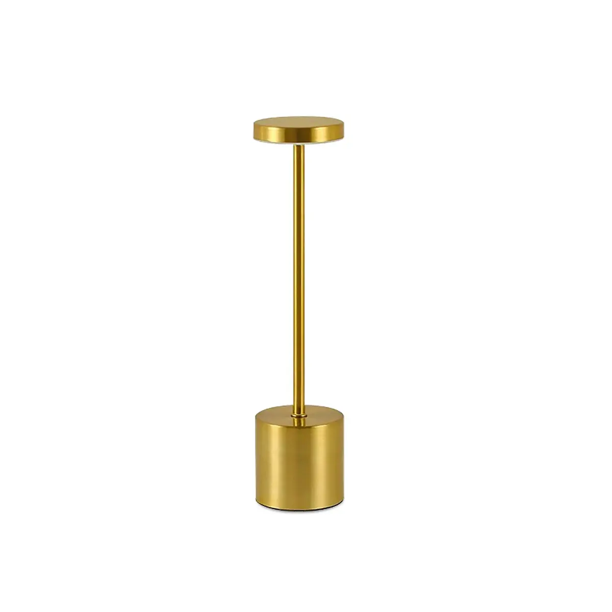 BEMMY Luminária de Mesa 1800mAh,Luminária Abajur Mesa Led Dimerizável Sem Fio Recarregável, Toque Candeeiro de Mesa USB Luz Noturna, Iluminação de 3 Tons