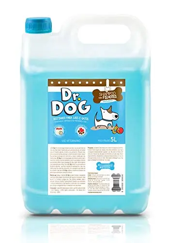 Shampoo Pet Hipoalergênico, pH neutro, para cães e gatos de peles sensíveis, alto rendimento, Não arde ou irrita os olhos, galão 5 litros - versões (Shampoo Pet pH Neutro)