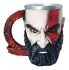 Caneca 3d Kratos Old Spartan God Of War Game - 1