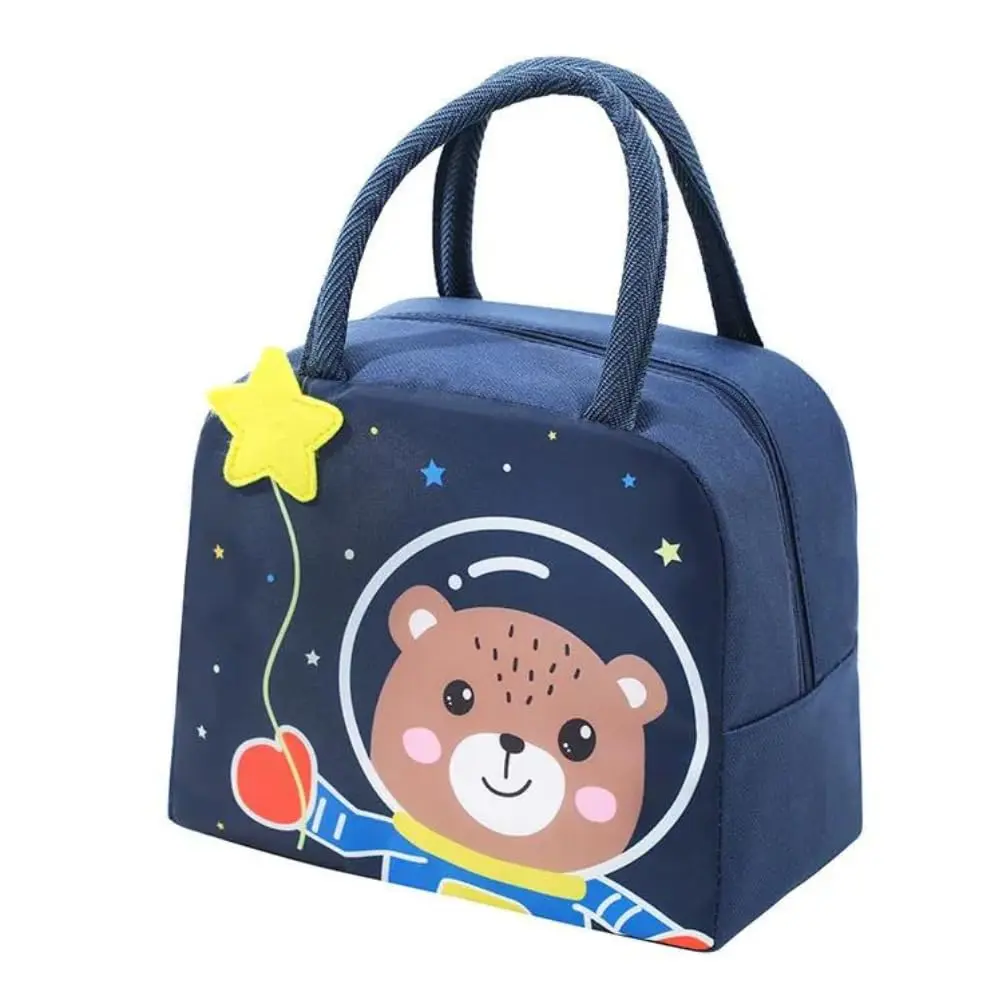 Lancheira Escolar Infantil Térmica Bolsa Meninos e Meninas Urso Astronauta - 1