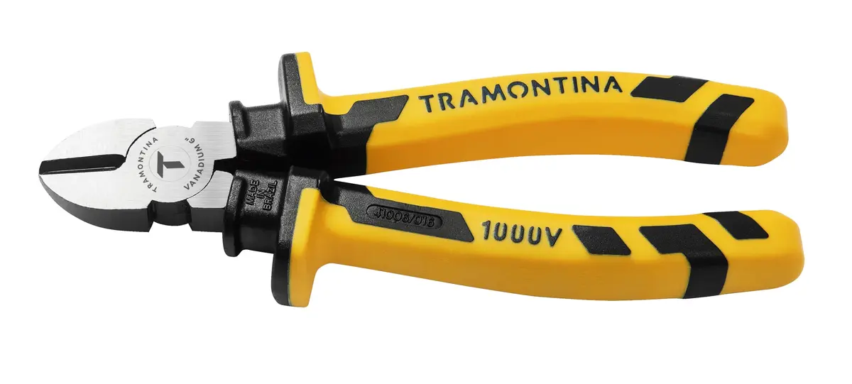 Tramontina 41006116, Alicate Corte Diagonal 6'', Amarelo