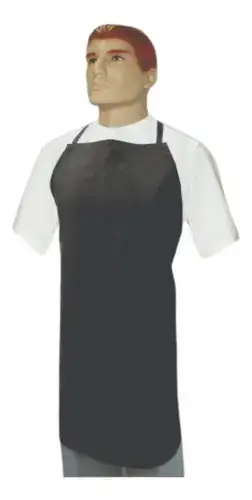 Avental Emborrachado P - 85x63 Cm Cor Preto - 1