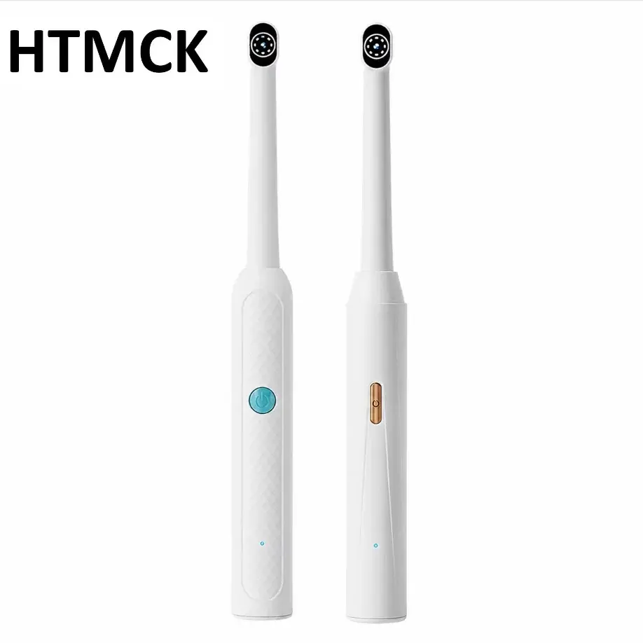 Endoscópio Oral WiFi HTMCK, Boroscópio Visual Sem Fio HD com 8 Luzes LED, Cuidados Orais Portáteis para iPhone, Android