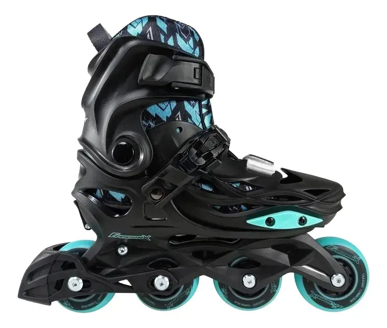 Patins Inline Infantil Traxart Freemix Preto 70/72mm 83a 4w Tamanho Dos Patins M 29-32