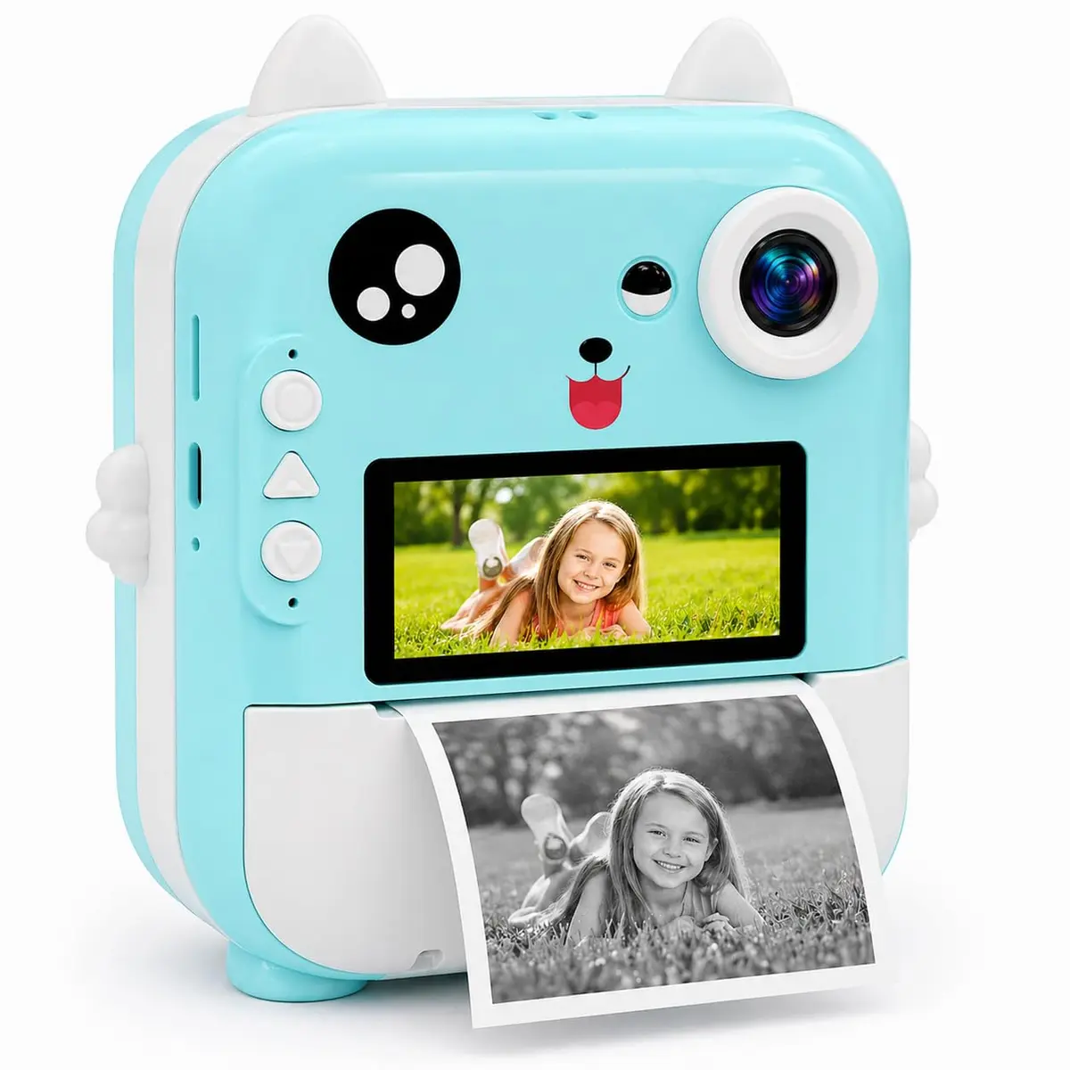 Camera Digital Infantil com Impressao Instantanea Foto e Video Criancas Brinquedo Educativo