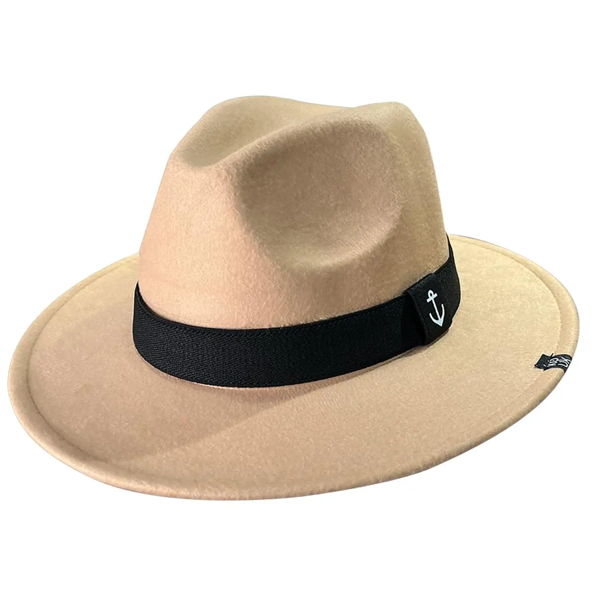 Chapéu Fedora Panamá Aveludado Feltro Macio com Faixa Aba Larga Estilo Qualidade Proteção UV Sol Praia Piscina Caminhada Blues Jazz Vintage Gusttavo Lima Máfia