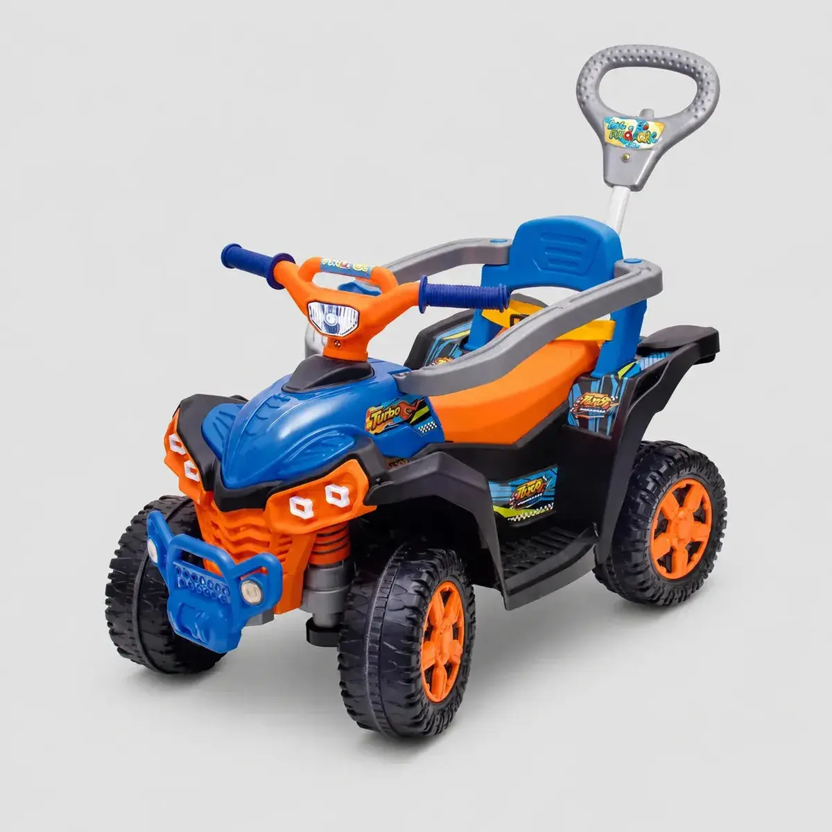 Carrinho De Passeio Wheels Quadriciclo Infantil Andador Empurrador Maral Baby Quad Laranja thumbnail 3