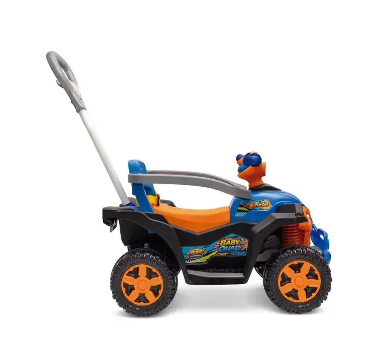 Carrinho De Passeio Wheels Quadriciclo Infantil Andador Empurrador Maral Baby Quad Laranja thumbnail 8
