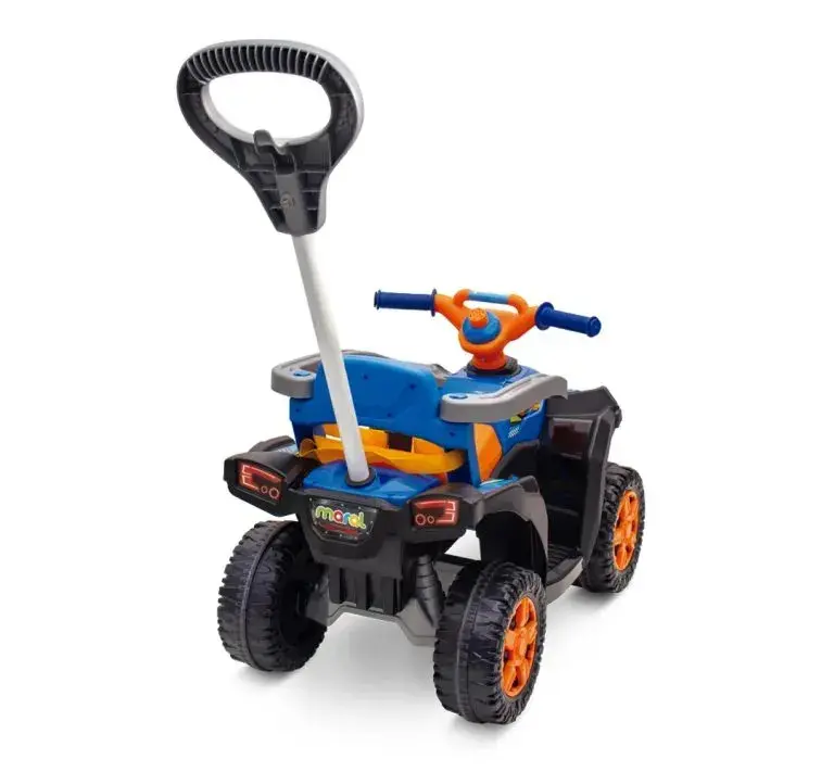 Carrinho De Passeio Wheels Quadriciclo Infantil Andador Empurrador Maral Baby Quad Laranja thumbnail 9