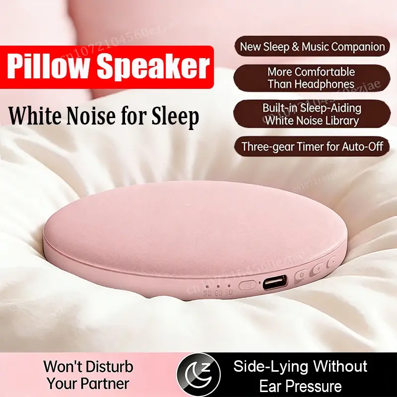 Caixa de Som Bluetooth para Dormir, Dispositivo de Áudio Portátil para Cama, Alto-falante Macio para Relaxamento e Descanso em Casa - 1