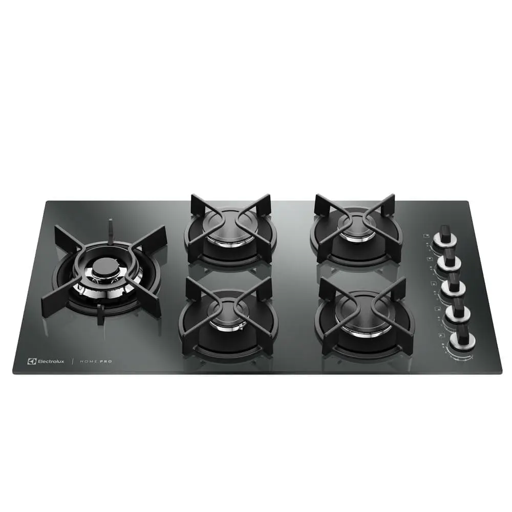Electrolux Cooktop 5 Bocas a Gás Electrolux Espelhado Home Pro ChamaPrecisa e Multi Chama (KE5HP) Bivolt - 1