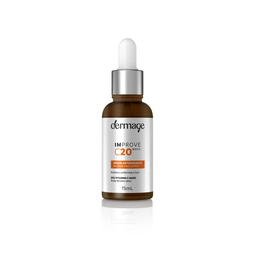 Improve C 20 Biotic, Sérum com Ação Antioxidante, Anti-idade, Clareador e Uniformizador, Previne e Atenua Rugas e Linhas Finas,15g