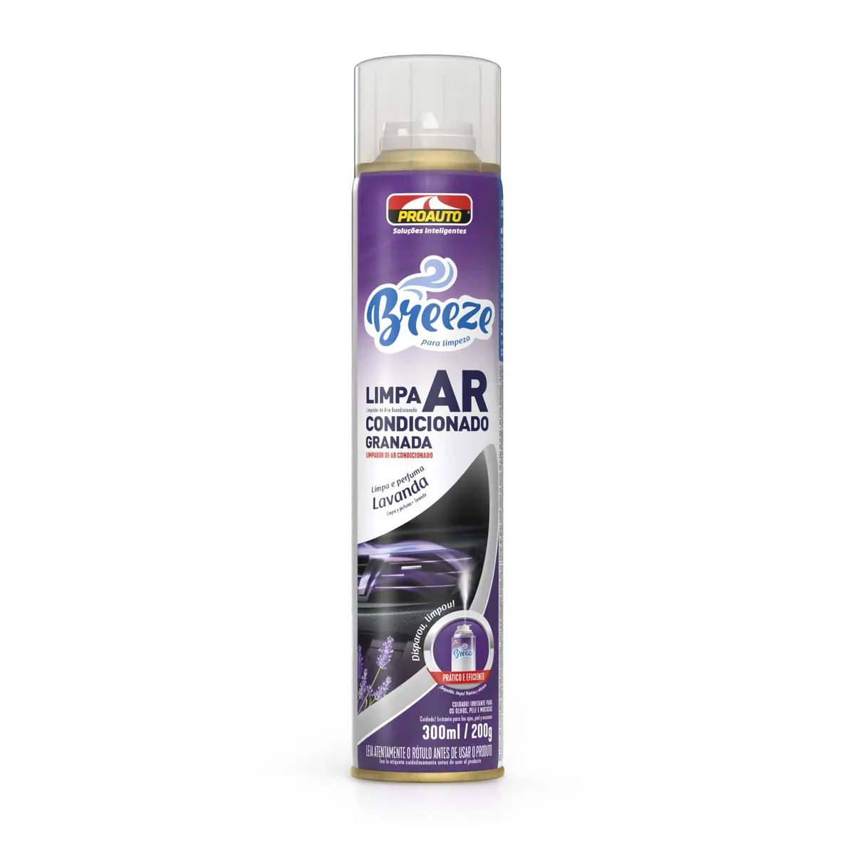 BREEZE Limpa Ar Condicionado Breeze Fragrância Lavanda 300 ml