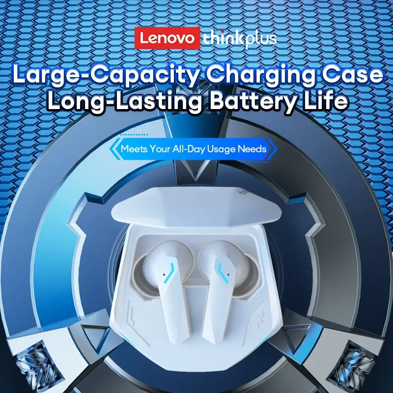 Lenovo gm2 pro tws fone de ouvido estéreo alta fidelidade sem fio baixa latência jogos música modo duplo fones música esporte - 1
