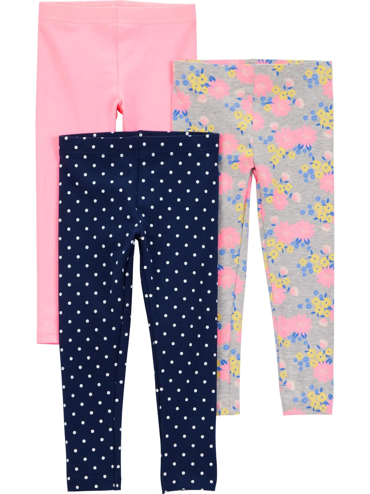 Simple Joys by Carter's Pacote com 3 leggings para meninas