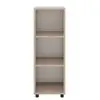 Estante Livreiro Modular 3 Nichos Austin DRD Móveis Amadeirado Montana - Marrom - 1
