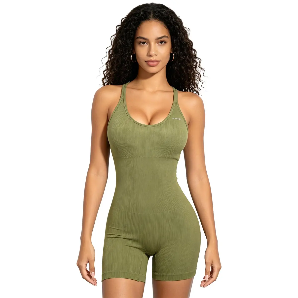 C8LIFE Macaquinho Fitness Feminino, Modelador para Academia e Yoga
