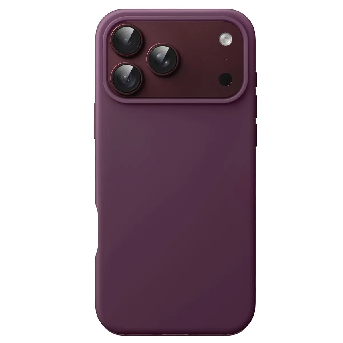 JETech Capa de Silicone para iPhone 18 Pro Max, Toque Sedoso, Cereja Escura | Proteção À Prova de Choque, Resistente a Riscos, Forro de Microfibra, Compatível com Carregamento Sem Fio
