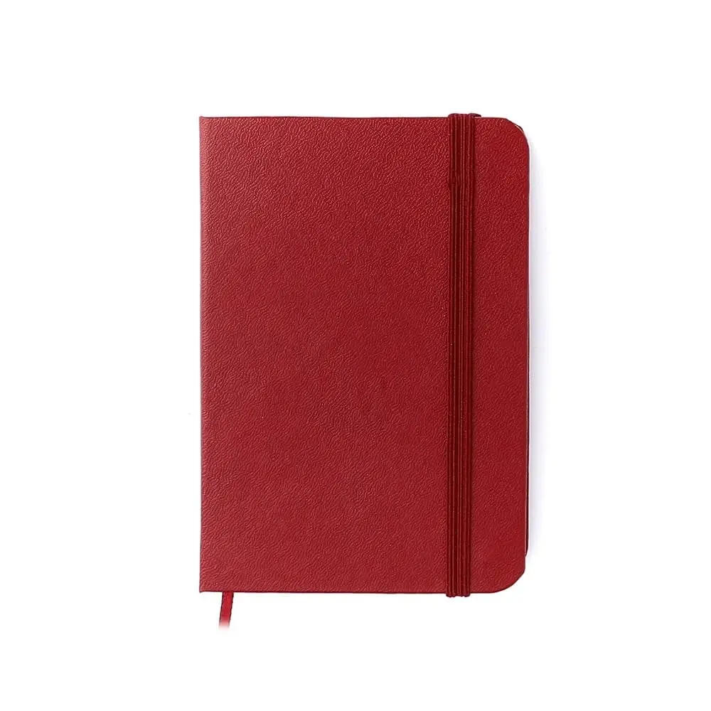 Caderneta Clássica Sem Pauta | Formato Pocket 9x13cm | Cor Vermelho Quente | 160 páginas - 80 folhas, Capa Dura | Papel Pólen 80g | Cicero