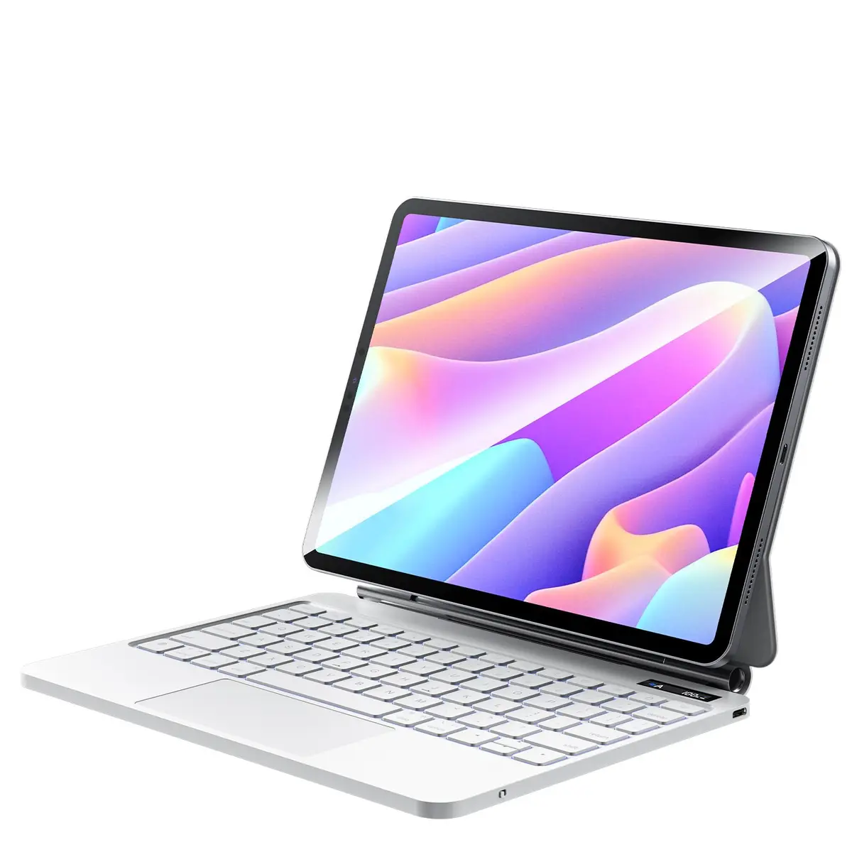 BETTDOW Capa com Teclado e Trackpad para iPad iPad Air 11 inch M3 2025/Air 6ª 11 polegadas M2 2024/iPad Air 4th/5th 10.9 inch & iPad Pro 11 inch (4th/3rd/2nd/1st Gen),Teclado de seis linhas