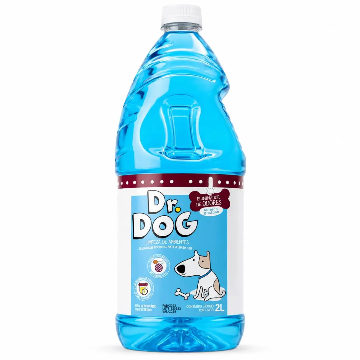 Elimina Odores Pet Dr. Dog Soneca Gostosa – Antibac Concentrado - Limpeza Segura para Quintal, Garagem, Clínicas e Caixa de Areia - Aroma Suave Bamboo