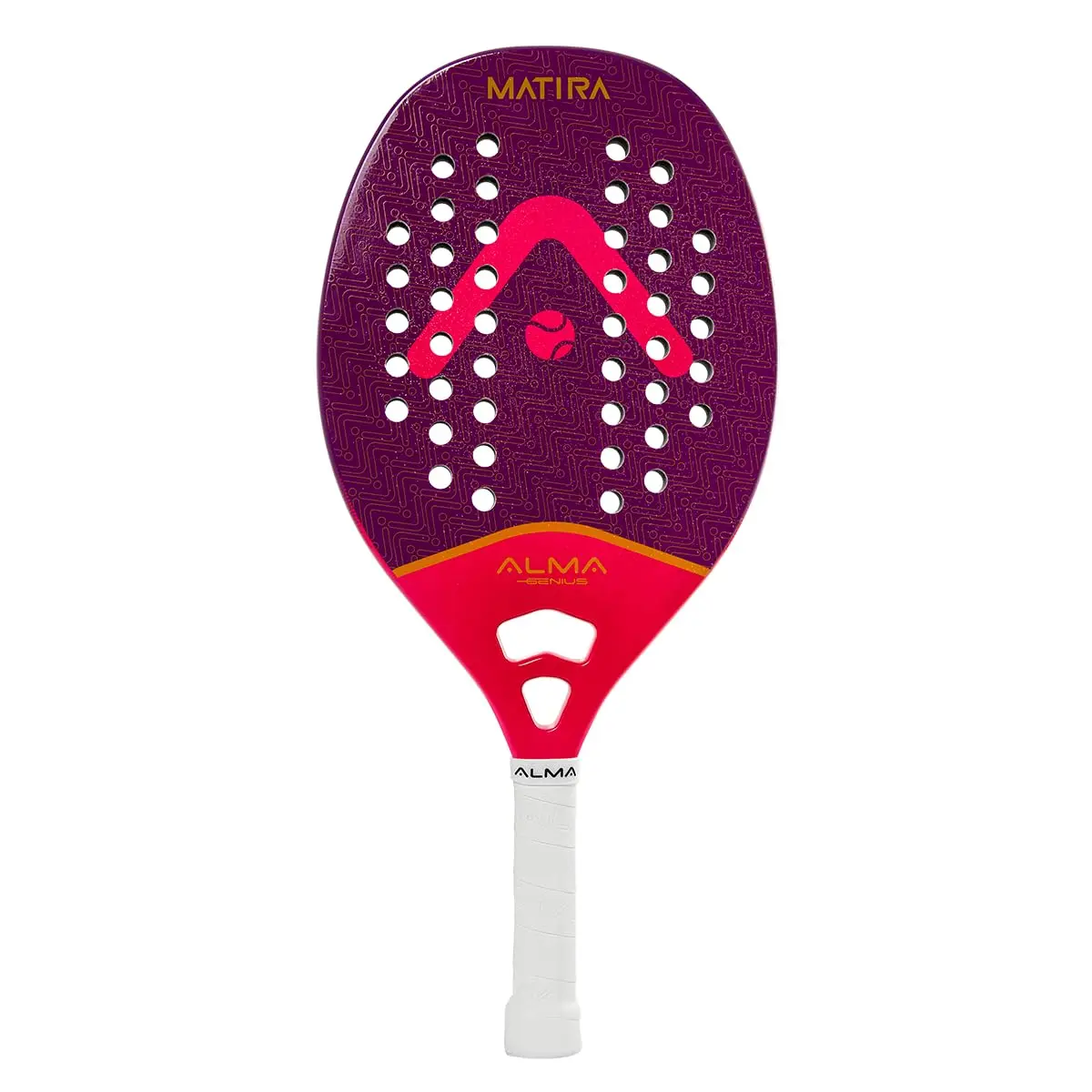Alma Genius, Raquete Beach Tennis Matira 1K Roxa e Rosa Alma Genius - 1