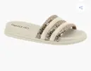 Sandália Feminina Casual com Strass - 1