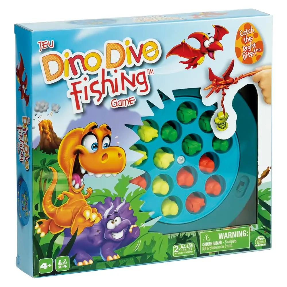 GROW - Jogo Pescaria dos Dinossauros - 2 a 4 Jogadores - A partir de 4 anos