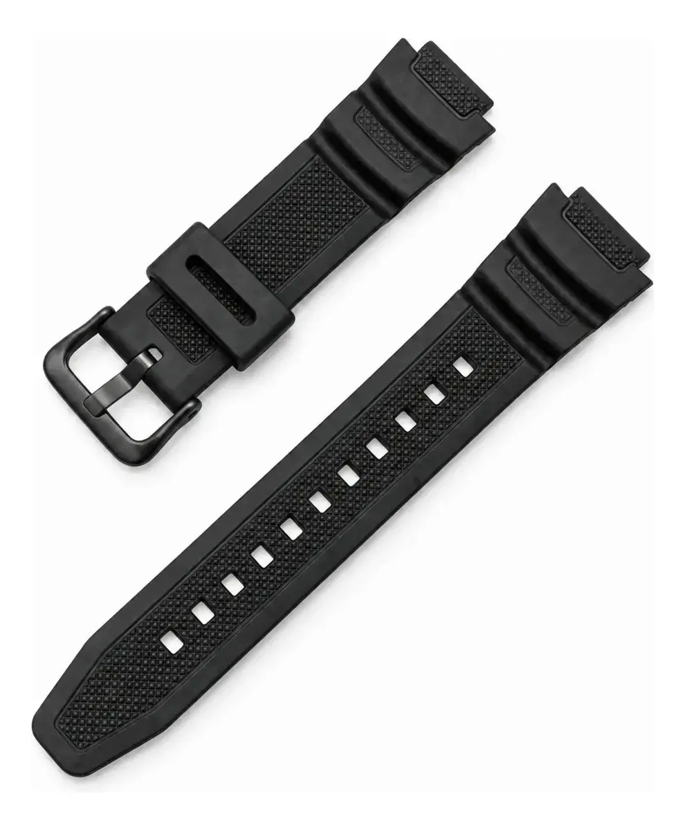 Pulseira Compatível Com Casio W-218h W-219h W-s200h Sgw450h Cor Preto - 1