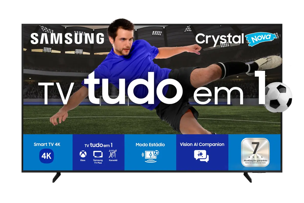 Samsung Smart TV 55" Crystal UHD 4K U8600F 2025