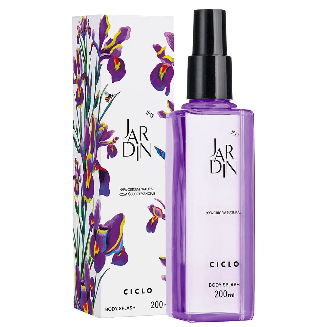 Body Splash Jardin Íris Spray Desodorante Corporal 200ml Ciclo Cosmeticos