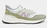 Tênis Couro New Balance 997 R - Rosa+Verde - 1