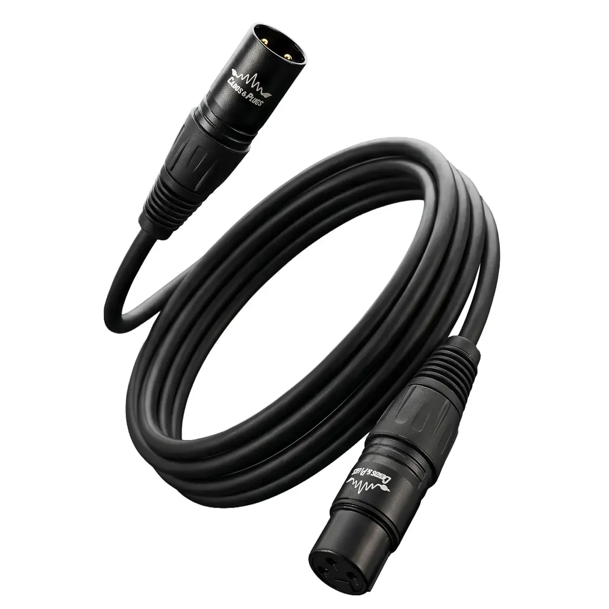 Cabos & Plugs - Cabo XLR Macho - XLR Fêmea Microfone Balanceado (2m)