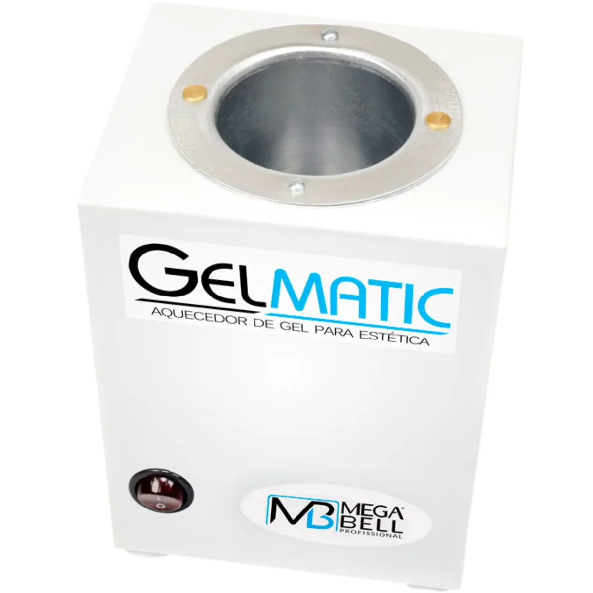 Aquecedora de gel, Mega Bell, Gel Matic, Bivolt, 300g, Branca | Controle térmico eficiente, design compacto e higiênico - 1