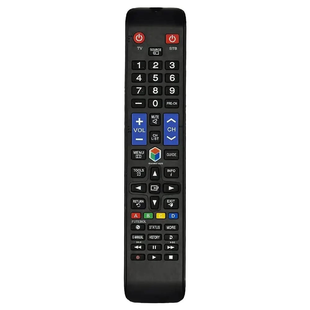 Controle Remoto Universal Compativel Com Samsung TV LCD / LED HDTV Smart TV Com Função Futebol SmartHub Varios Modelos