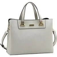 Bolsa Feminina Chenson Mão Textura Em Corrente 3485634 Cinza