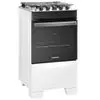 [App] Fogão Continental 4 Bocas FC4IB com Mesa de Inox, Tecnologia Top Limpa Fácil e Acendimento Automático Bivolt – Branco - 1