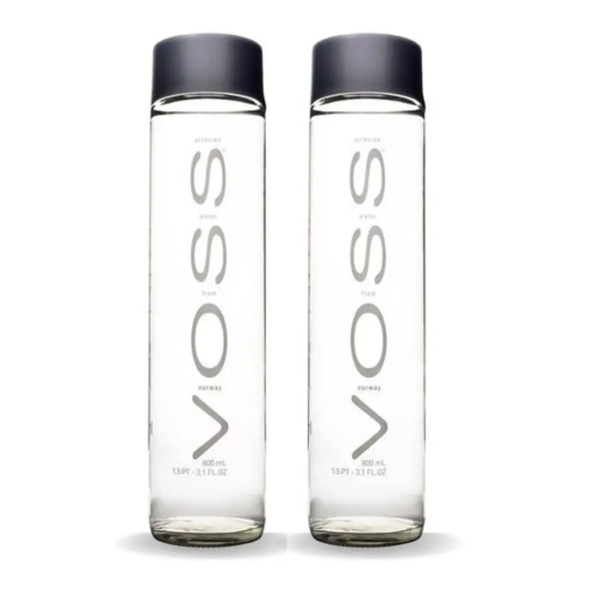 Água Voss Sem Gás Noruega Garrafa Vidro 800ml (2 Unidades)