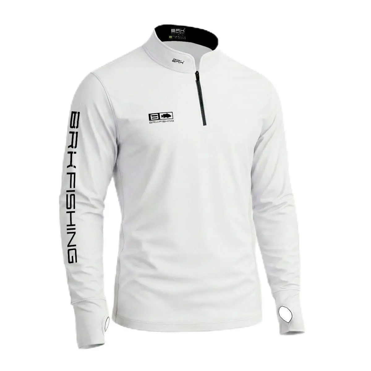 Camisa ArmorX BRK Fishing Branca Proteção UV50+ | Material respirável