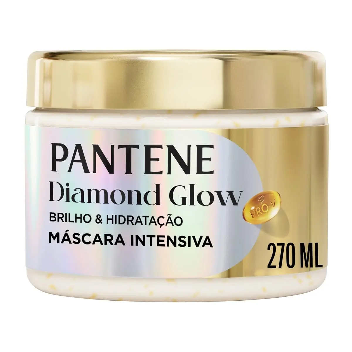 Pantene Pro-V Máscara Capilar Diamond Glow Brilho e Hidratação 270 ml