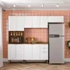 Cozinha Completa Bartira Joy com 11 Portas, 2 Gavetas, 5 Prateleiras e Nicho para Micro-ondas - 1
