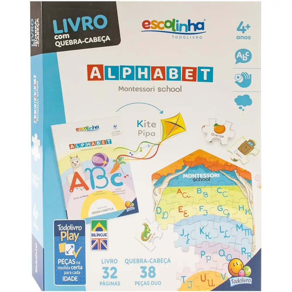 Montessori ESCOLINHA (Livro-JOGO) - 1