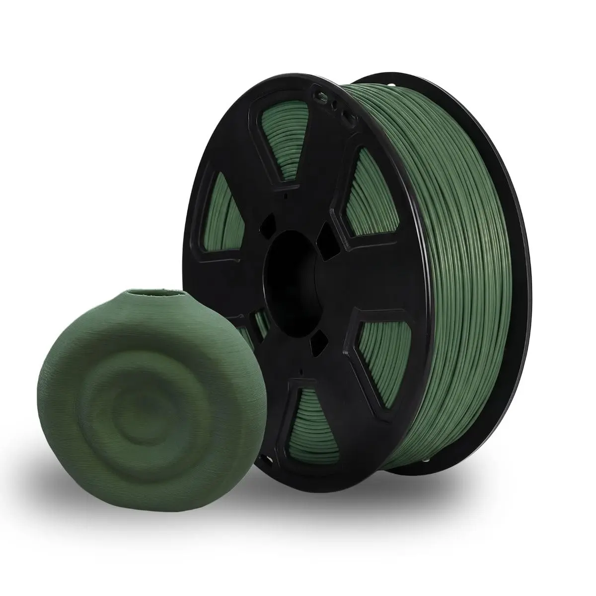 Filamento ABS Premium para Impressora 3D 1,75mm 1kg (Verde Militar)