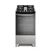 Fogão 4 bocas Electrolux Prata Efficient com Mesa de Vidro, Tripla Chama e VaporBake (FE4GS) - Bivolt - 1
