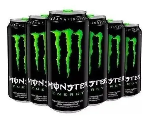 Kit com 6 latas de Energético Clássico De 473ml Monster