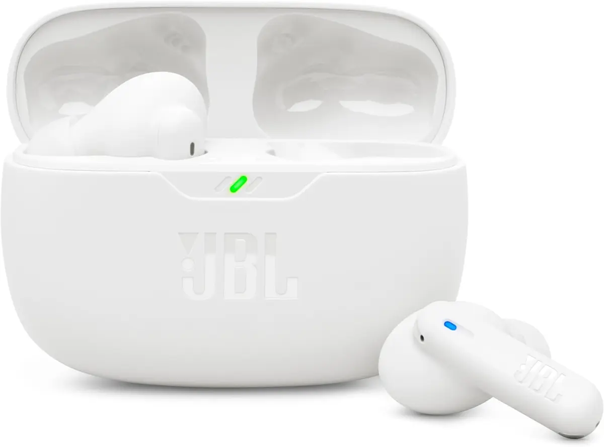 JBL, Fone de Ouvido, Wave Beam 2, Bluetooth, Intra Auricular, Sem Fio, Resistente à Água e Poeira - Branco