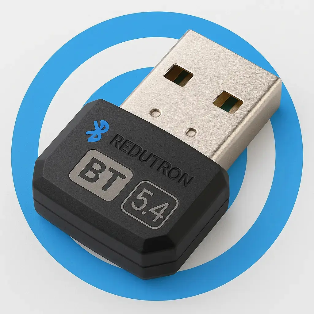 Adaptador Rec Bluetooth 5.4 P/ Computador Até 7 Dispositivos - 1