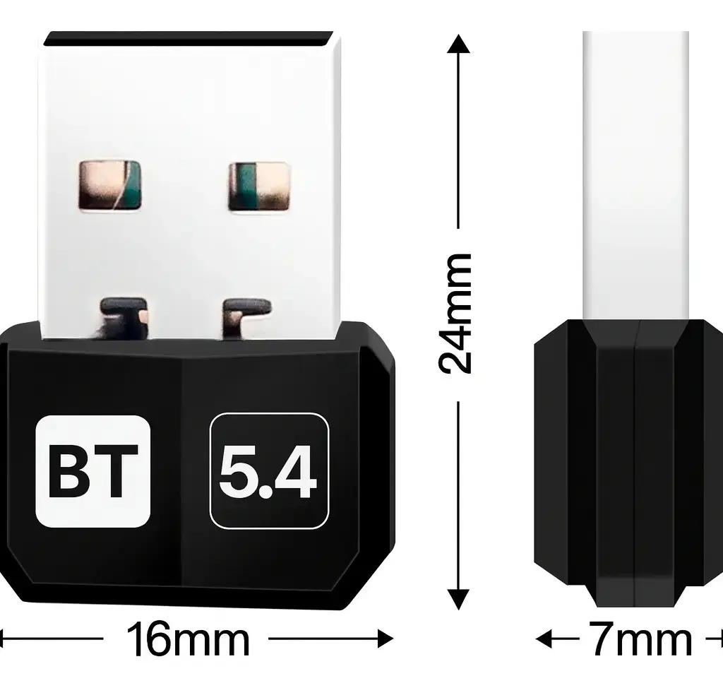 Adaptador Rec Bluetooth 5.4 P/ Computador Até 7 Dispositivos thumbnail 4