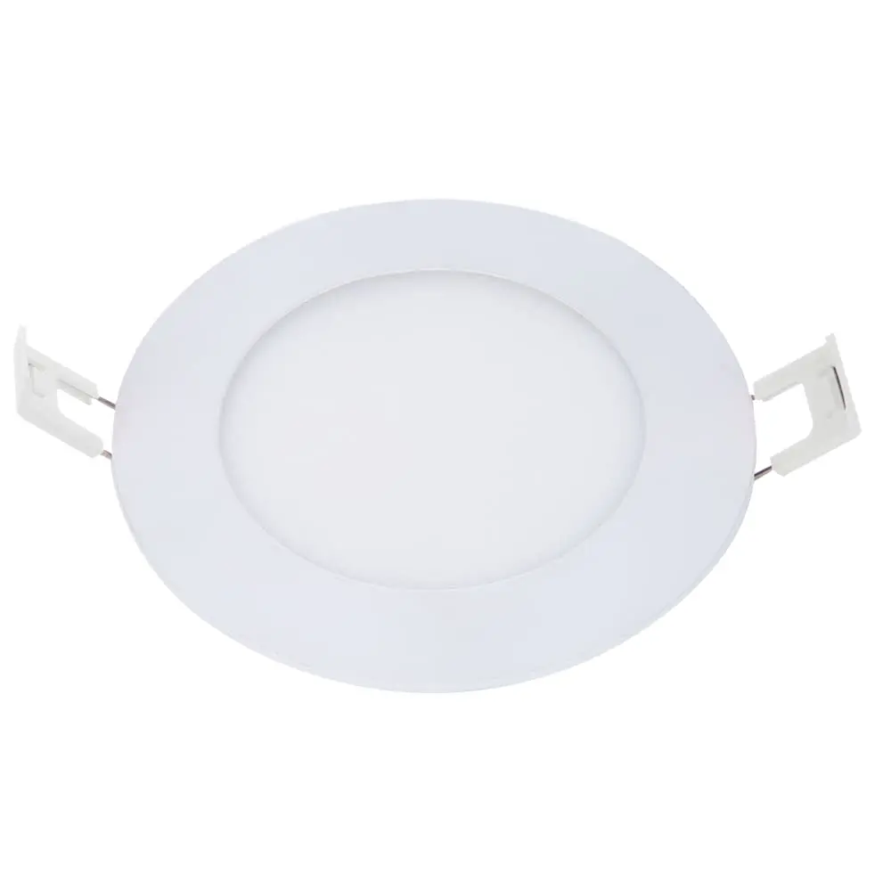 Painel Plafon LED 6W de Embutir Redondo 12cm, Bivolt, 6500k Branco Frio, Avant