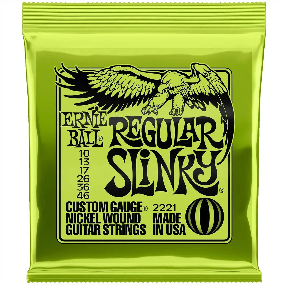 Encordoamento Ernie Ball Regular Slinky 2221 010-046